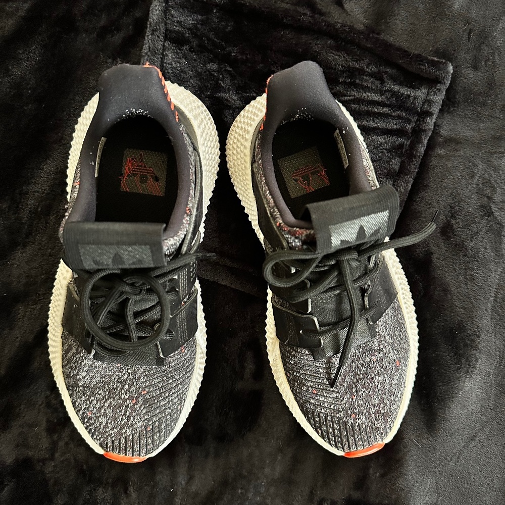 Adidas Originals Prophere Black/Solar Red White AC8509 Women's US size 5.5 Shoes - Picture 6 of 12